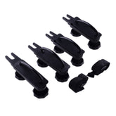 4PCS Universal Roof BoxCar Van Mounting Fitting U-Bolts Roof Rack Bracket Kit